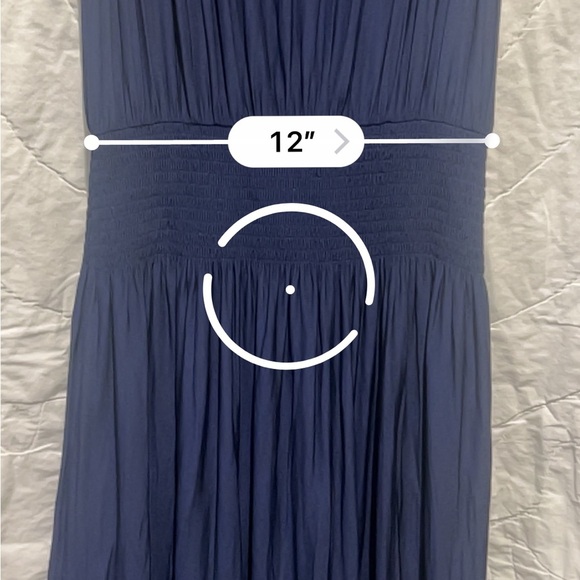 Ramy Brook Ali Japanese Tech
Midi Dress In Spring Navy Sz:Medium - Picture 8 of 14
